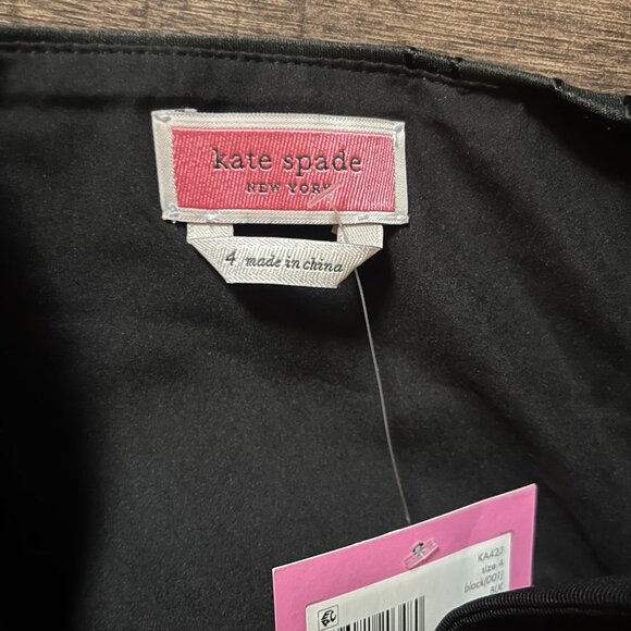 Kate Spade‎ Bold Zebra Jacquard Black Tank Top Shirt Size 4 NWT - Picture 9 of 9